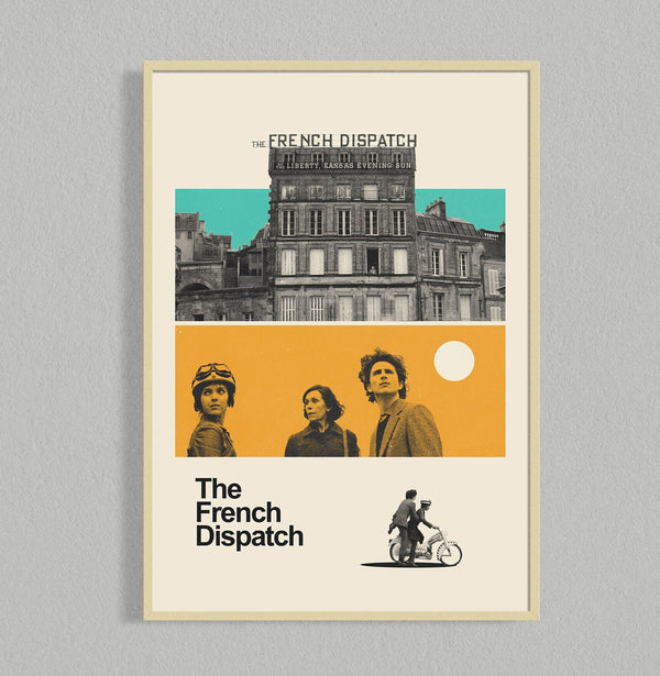 French Dispatch Mid Century Movie Poster  Film Posters  Minimalist Movie Poster    Wall Art Poster 1240414558