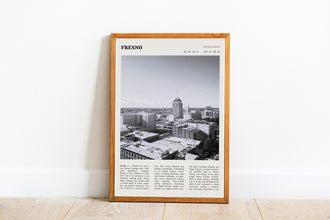 Fresno California Wall Art Poster Poster Fresno California  Black White Poster  Poster  Art Gift 1694400351