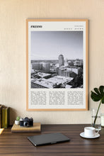 Fresno California Wall Art Poster Poster Fresno California  Black White Poster  Poster  Art Gift 1694400351