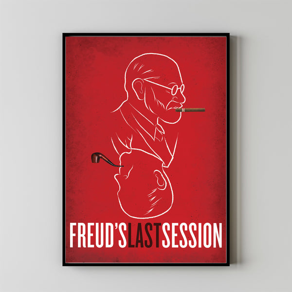 Freud's Last Session  Movie Poster Print, Canvas Wall Art, Room Decor, Movie Art, Gifts for HimHer, Wall Art Print, Vintage Film Art