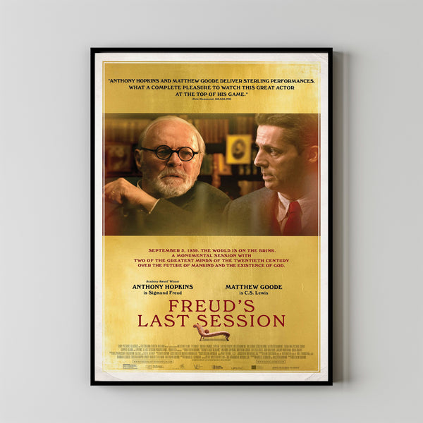 Freud's Last Session  Movie Poster Print, Canvas Wall Art, Room Decor, Movie Art, Gifts for HimHer, Wall Art Print, Vintage Film Art 1