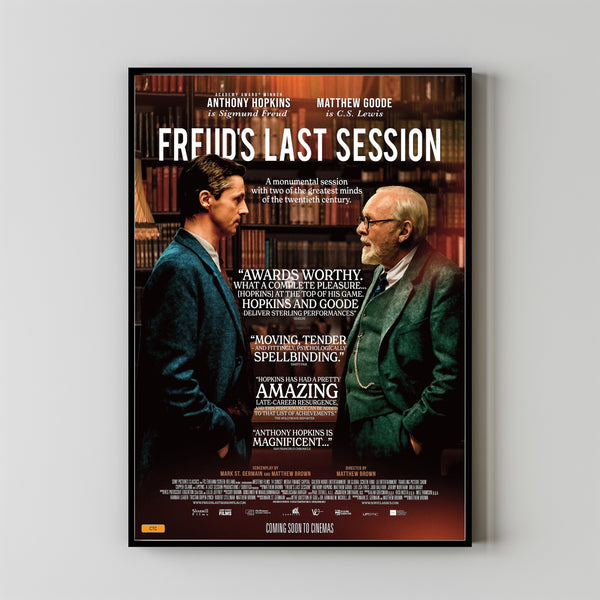 Freud's Last Session  Movie Poster Print, Canvas Wall Art, Room Decor, Movie Art, Gifts for HimHer, Wall Art Print, Vintage Film Art 2