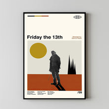 Friday The 13th Poster, Friday The 13th Movie, Friday The 13th Film, Retro Movie, Poster Print Wall Art, Illustration Art, Film Posters