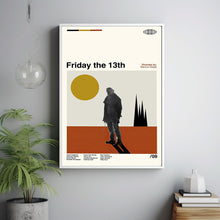 Friday The 13th Poster, Friday The 13th Movie, Friday The 13th Film, Retro Movie, Poster Print Wall Art, Illustration Art, Film Posters