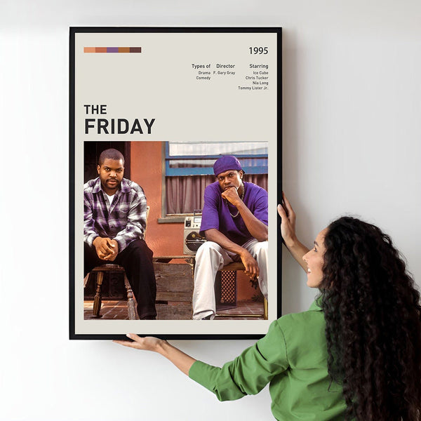 Friday Movie Poster  Minimalist  Midcentury Poster  Wall Art Print  Retro Movie Poster 1745616343