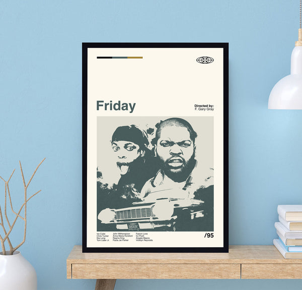Friday Movie, Friday Poster, F Gary Gray, Retro Movie Poster, Minimalist Art, Vintage Poster, Modern Art, Wall Decor, Home Decor 1702487017