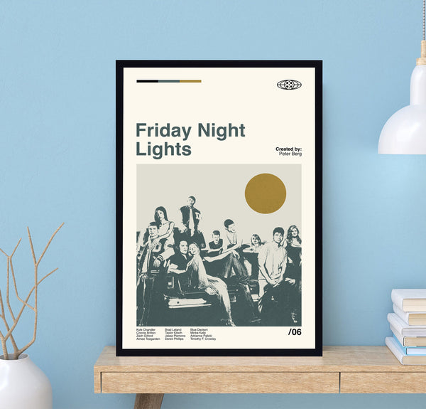 Friday Night Lights Poster,  Peter Berg, Retro Movie Poster, Minimalist Art, Vintage Poster, Modern Art, Wall Decor, Home Decor, Mom Gifts 1702485411
