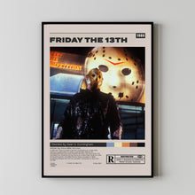 Friday the 13th Poster, Sean S. Cunningham, Minimalist Movie Poster