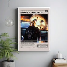 Friday the 13th Poster, Sean S. Cunningham, Minimalist Movie Poster