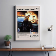 Friday the 13th Poster, Sean S. Cunningham, Minimalist Movie Poster
