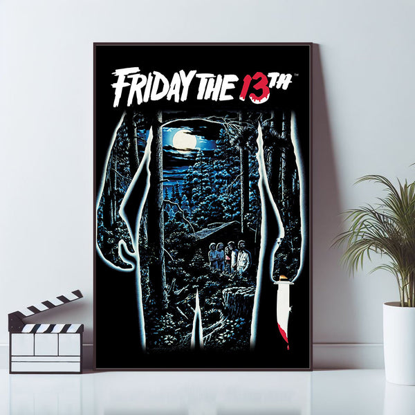 Friday the 13th, Movie Poster, Wall Art Prints, Canvas Material Gift, Keepsake, Home Decor, Live Room Wall Art 1689790131