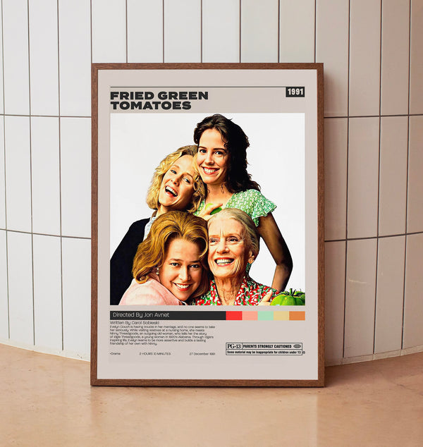 Fried Green Tomatoes, Jon Avnet, Minimalist Movie Poster,Room Decor