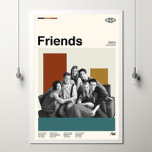 Friend Movie Poster, David Crane, Classic Movie Poster, Retro Movie posters, Minimal Movie Art, Modern Vintage, Move Gifts, Favorite Movie