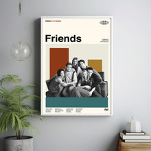Friend Movie Poster, David Crane, Classic Movie Poster, Retro Movie posters, Minimal Movie Art, Modern Vintage, Move Gifts, Favorite Movie