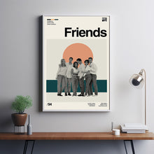 Friend Poster, David Crane Movie Poster, Friend Film, Retro Movie, Poster Print Wall Art, Custom Poster, Illustration Art, Modern Vintage