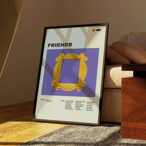 Friends Poster  Friends Tv Show Print  Minimalist Wall Art  Vintage Print  Aesthetic Poster   Gift Print 1621630143