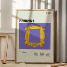 Friends Poster  Friends Tv Show Print  Minimalist Wall Art  Vintage Print  Aesthetic Poster   Gift Print 1621630143