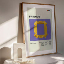 Friends Poster  Friends Tv Show Print  Minimalist Wall Art  Vintage Print  Aesthetic Poster   Gift Print 1621630143