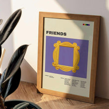 Friends Poster  Friends Tv Show Print  Minimalist Wall Art  Vintage Print  Aesthetic Poster   Gift Print 1621630143