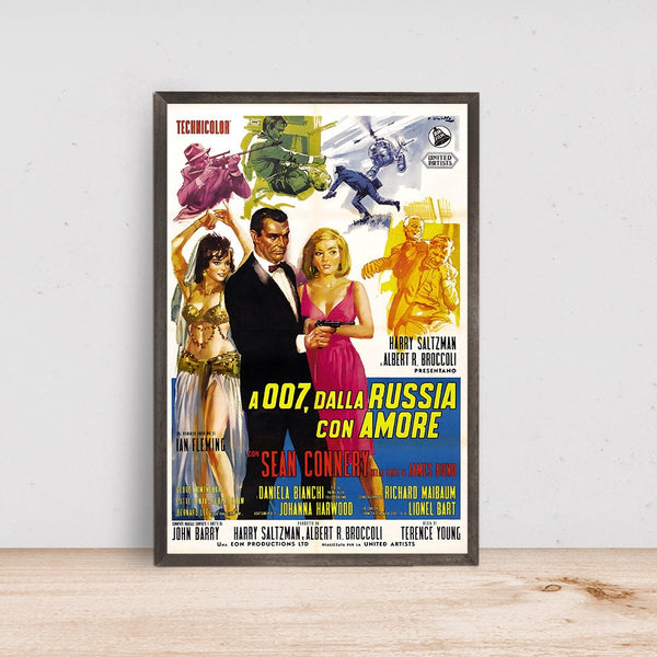 From Russia With Love - James Bond Movie Poster Classic film-Poster Gift- Room Decor Wall Art 1575103423
