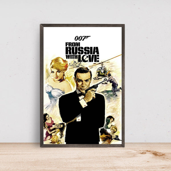 From Russia With Love - James Bond Movie Poster Classic film-Poster Gift- Room Decor Wall Art 1625966920