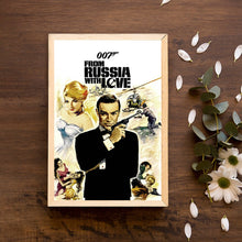 From Russia with Love, Movie Poster, Wall Art Prints, Art Poster, Canvas Material Gift, Keepsake, Home Decor, Live Room Wall Art 1583682896