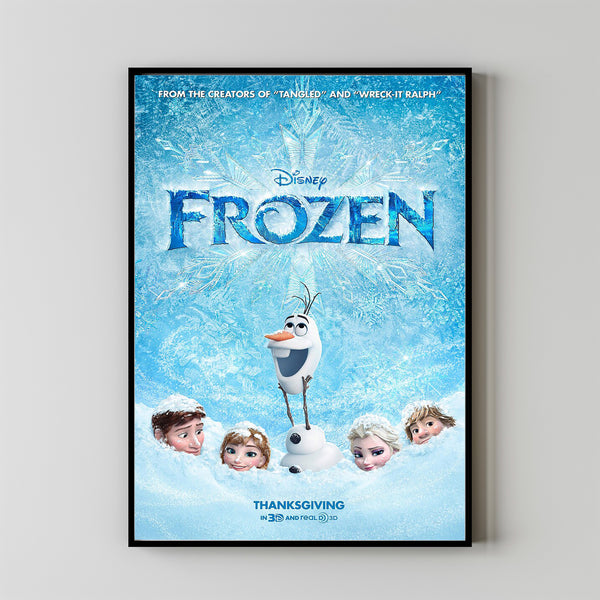 Frozen Movie Poster 2023 FilmRoom Decor Wall ArtPoster GiftCanvas prints 2