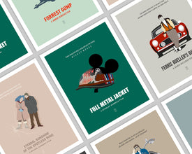 Full Metal Jacket - Minimalist Poster, Stanley Kubrick Poster, Minimalist Print, Stanley Kubrick Print, Matthew Modine, Vincent D'Onofrio 607708720