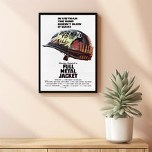 Full Metal Jacket Movie Poster Print, Canvas Wall Art, Room Decor, Movie Art