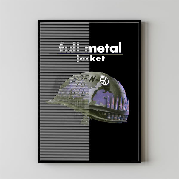 Full Metal Jacket (1987) Poster Art Print Movie Posters Gift for Movie lovers