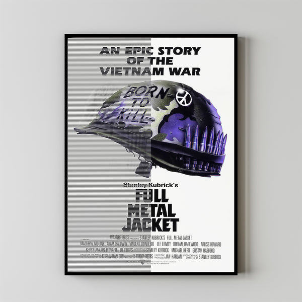 Full Metal Jacket (1987) Poster Art Print Movie Posters Gift for Movie lovers 3
