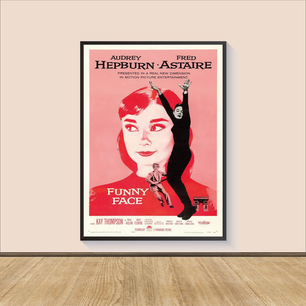 Funny Face (1957) Movie Poster Print, Canvas Wall Art, Room Decor, Movie Art, Gifts for HimHer, Wall Art Print, Vintage Film Art 1569809841