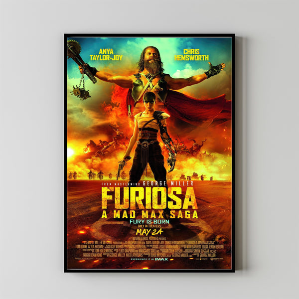 Furiosa A Mad Max Saga Alternative Film Movie Print Wall Art Poster