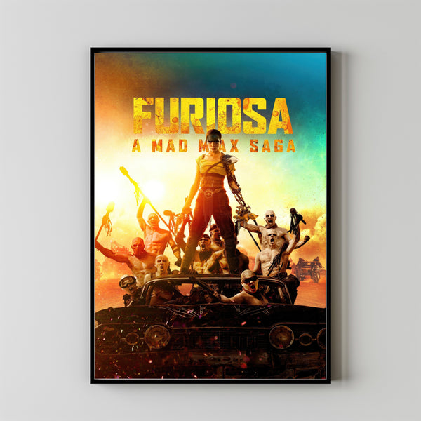 Furiosa A Mad Max Saga Alternative Film Movie Print Wall Art Poster 2