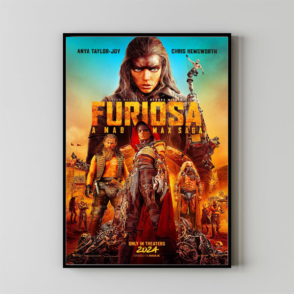 Furiosa A Mad Max Saga Movie Poster Print, Canvas Wall Art, Room Decor, Movie Art, Gifts for HimHer, Wall Art Print, Vintage Film Art 2
