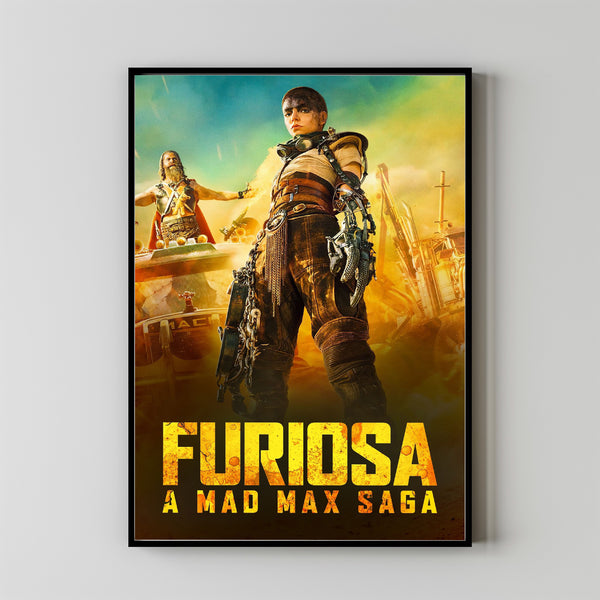 Furiosa A Mad Max Saga Movie Poster Print, Canvas Wall Art, Room Decor, Movie Art, Gifts for HimHer, Wall Art Print, Vintage Film Art