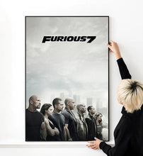 Furious 7 Movie Poster High Quality Print Photo Wall Art Canvas Cloth Multi size 1527789059