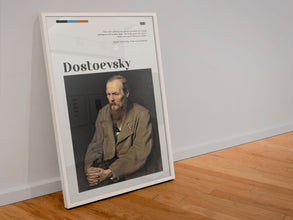 Fyodor Dostoevsky Poster Wall Art Poster  Art Gift Quote Fyodor Mikhailovich Dostoevsky Russian novelist Crime Punishment 1561161168 4128