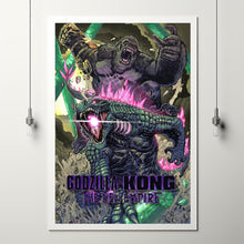 GODZILLA X KONG The New Empire ART Print, Perfect Gift