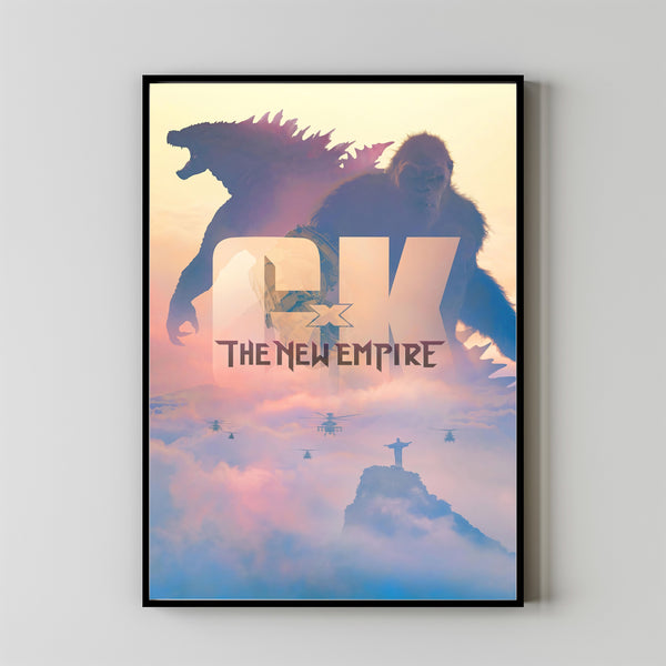GODZILLA x KONG  A New Empire Poster - Movie Poster - Wall Art - Home Decor - Living Room Decor 2