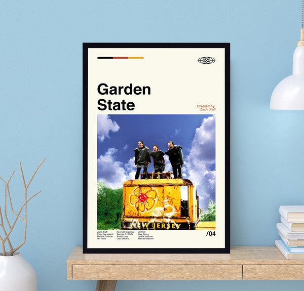 Garden State Poster, Garden State Print, Zach Braff, Retro Movie Poster, Minimalist Art, Vintage Poster, Modern Art, Wall Decor, Home Decor 1732751779