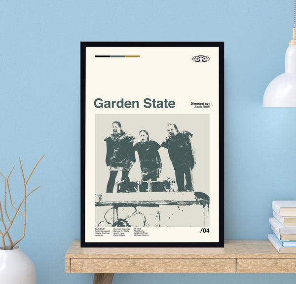 Garden State Poster, Zach Braff, Retro Movie Poster, Minimalist Art, Vintage Poster, Modern Art, Wall Decor, Home Decor, Dad Gifts 1702491253