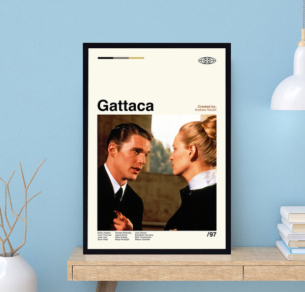 Gattaca Movie Poster, Andrew Niccol, Retro Movie Poster, Modern Poster, Retro Poster, Minimalist Art, Vintage Poster, Wall Decor 1718564908