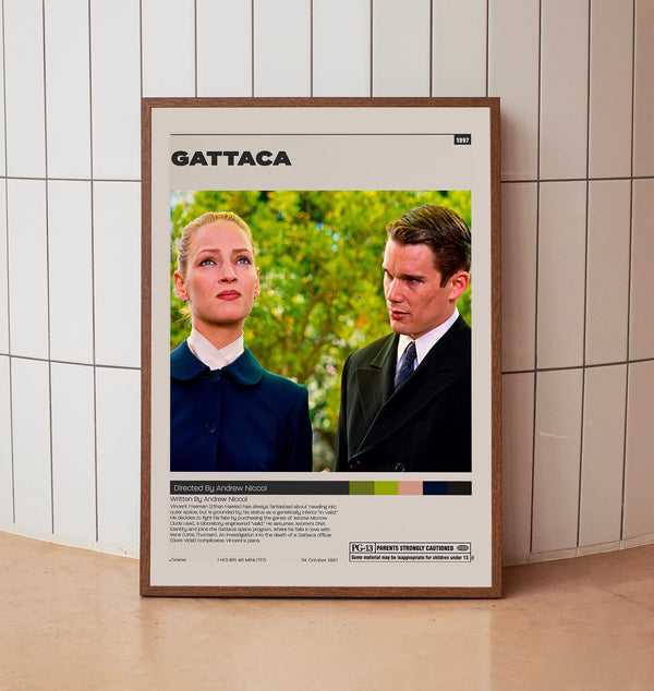 Gattaca Poster,Andrew Niccol, Minimalist Movie Poster