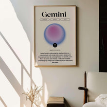 Gemini Wall Art  Manifestation Print  Astrology Wall Art  Zodiac Art Print  Positive Print   High Quality 1593713539