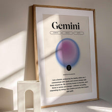 Gemini Wall Art  Manifestation Print  Astrology Wall Art  Zodiac Art Print  Positive Print   High Quality 1593713539