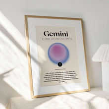 Gemini Wall Art  Manifestation Print  Astrology Wall Art  Zodiac Art Print  Positive Print   High Quality 1593713539