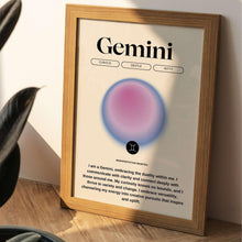 Gemini Wall Art  Manifestation Print  Astrology Wall Art  Zodiac Art Print  Positive Print   High Quality 1593713539
