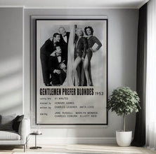 Gentlemen Prefer Blondes (1953) Movie Poster Canvas Poster Minimalist Poster Art Print Gifts for Lover Mural Painting Home Decoration 1807680883