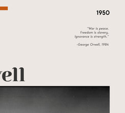George Orwell Wall  Art Poster George Orwell 1984 Novelist Author Vintage Antique Poster Poster  Art Gift 1619930999 5488